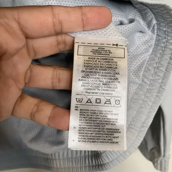 Adidas Originals Bandrix Windbreaker Full-Zip Jacket Men's Size Small Hooded - Picture 14 of 16